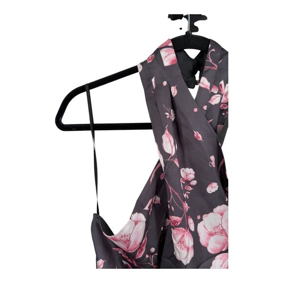 Petal & Pup Mila Floral Halter Maxi dress gray size X-Large XL - Picture 4 of 10